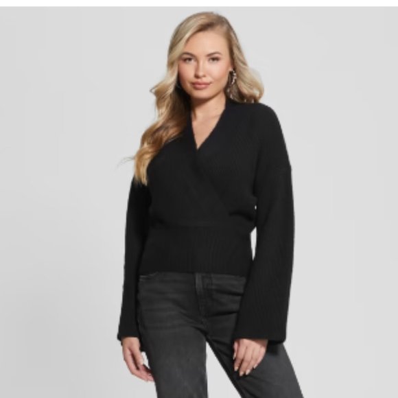 Guess Nora Wrap Sweater NWT - Picture 2 of 8